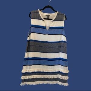 Chelsea & Theodore sleeveless dress size XL. Cotton dress with rayon lining.